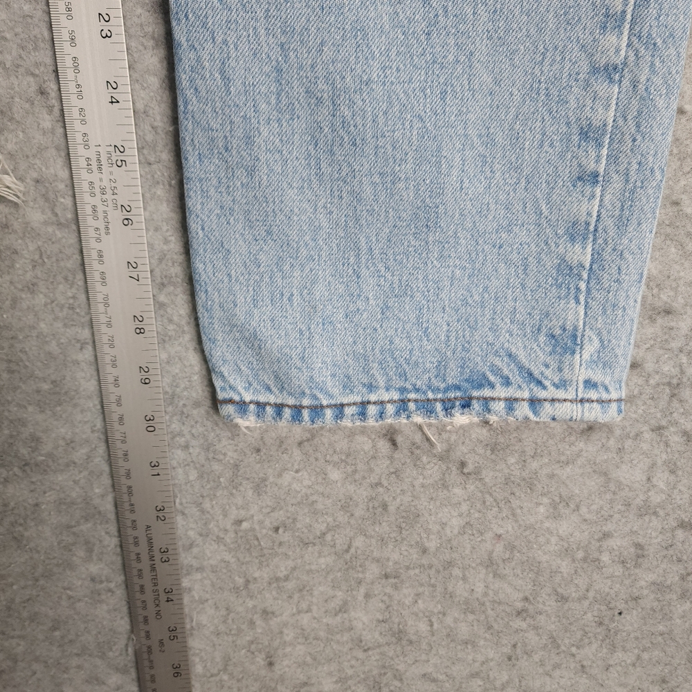 Madewell Curvy '90s Straight Jean Jeans Mercer Wash NM283 Blue Light Sz 24 - Picture 9 of 9